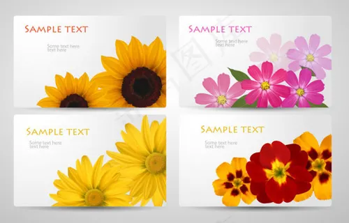 精美花朵banner05-矢量素材 精美花朵banner05-矢量素材