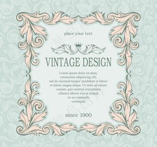 欧式花纹 边框图片