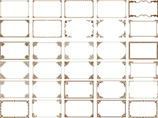 简约时尚边框