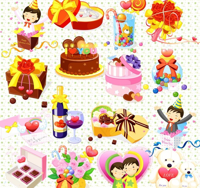 可爱漂亮的儿童礼物图片