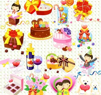 可爱漂亮的儿童礼物图片