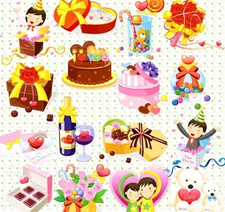 可爱漂亮的儿童礼物图片