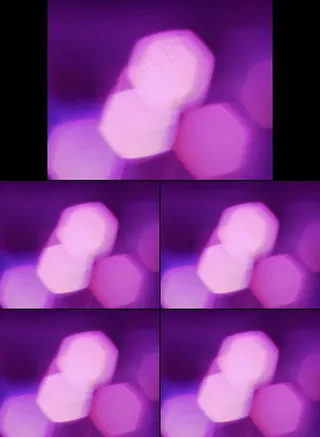 紫色梦幻光斑LED视频素材