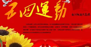 五四青年节展板