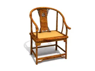 中式椅子3d模型家具模型 2