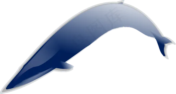 蓝鲸的MD剪贴画