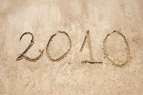 海滩上手写字 2010图片