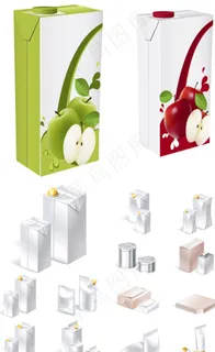 各种包装盒矢量素材图片 各种包装盒矢量素材图片