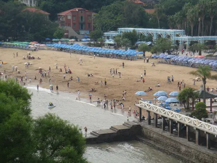 鼓浪屿海滩图片