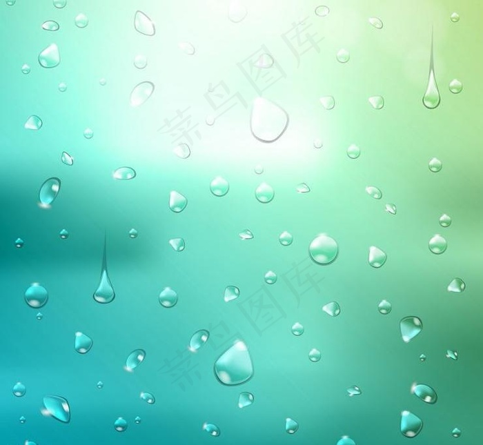 水珠水泡水滴背景图片eps,ai矢量模版下载