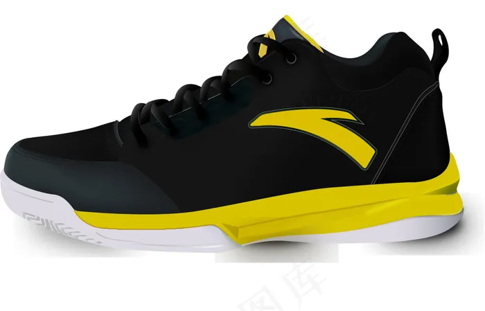 运动鞋子ai矢量模版下载