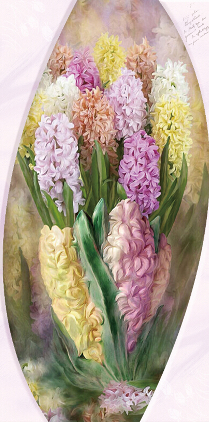 花卉玄关图(1181X2362(DPI:300))psd模版下载