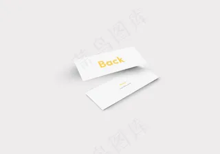 名片样机模板