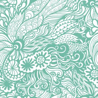 向量的无缝纹理与摘要花没完没了的背...