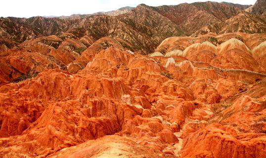 张掖丹霞地质公园图片