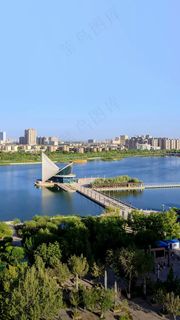 湖泊风景高清摄影图片