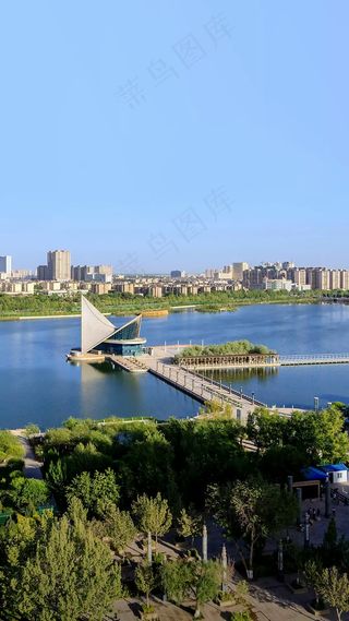 湖泊风景高清摄影图片