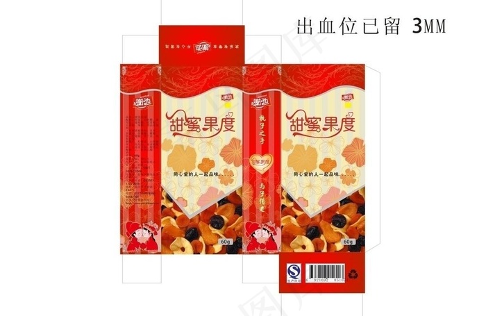 蜜饯包装设计图片cdr矢量模版下载