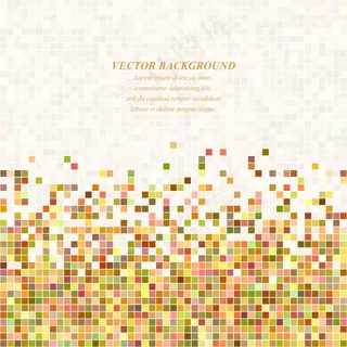 黄色背景矢量图