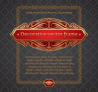 豪华欧式花纹金色花纹花边框图片