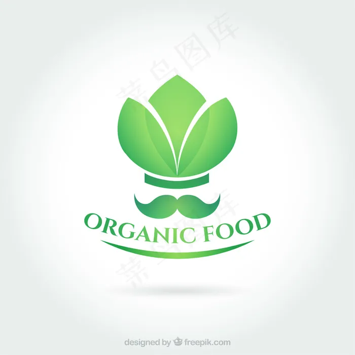 有机食品标志ai矢量模版下载