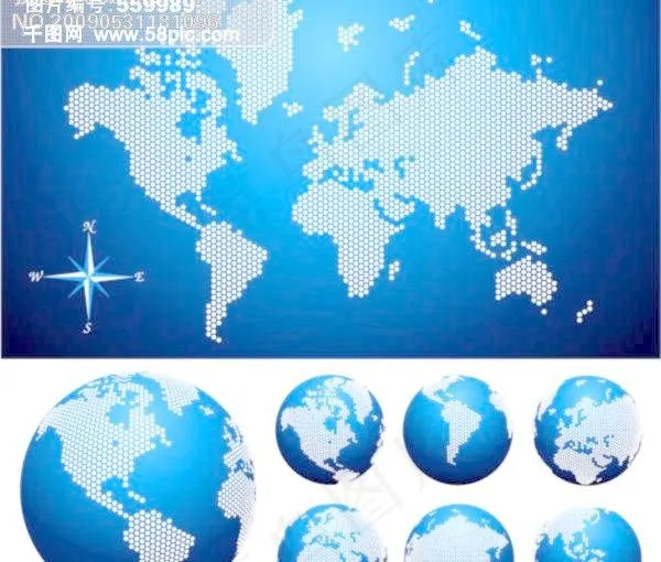 地图矢量图eps,ai矢量模版下载