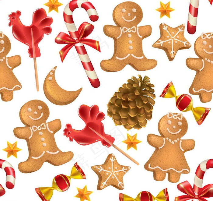 圣诞节装饰素材图片