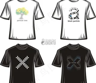 t恤设计4款图片