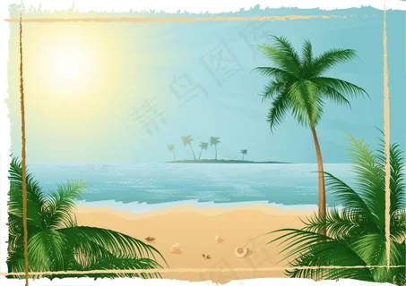 夏天的沙滩 夏天的沙滩
