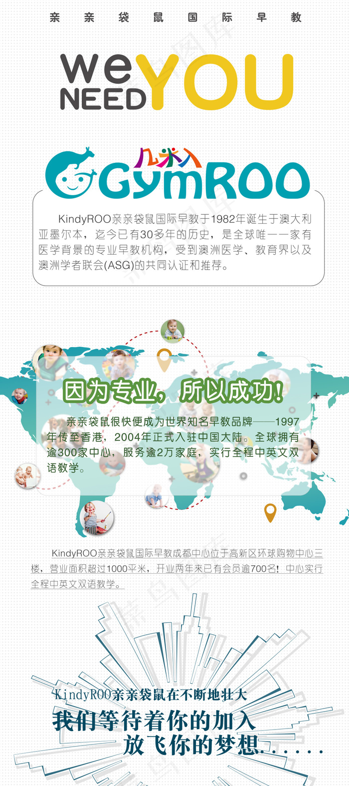 国际企业招聘公司简介展架