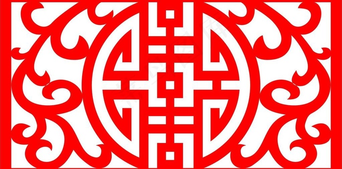 寿字镂空屏风雕花图片