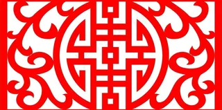寿字镂空屏风雕花图片