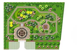 绿化平面图图片