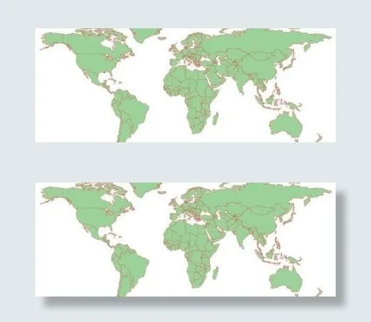 世界地图矢量eps,ai矢量模版下载