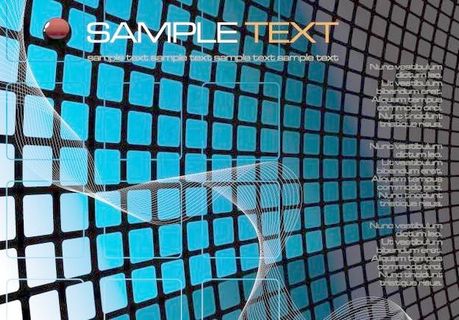 矢量动感方块背景素材