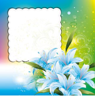 精美花卉装饰边框矢量素材