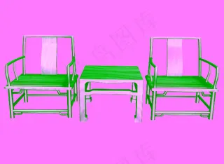 南官帽椅三件套