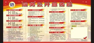 中医院公开宣传栏版面图片