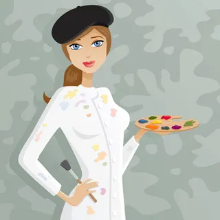 7款现代女性插画矢量素材