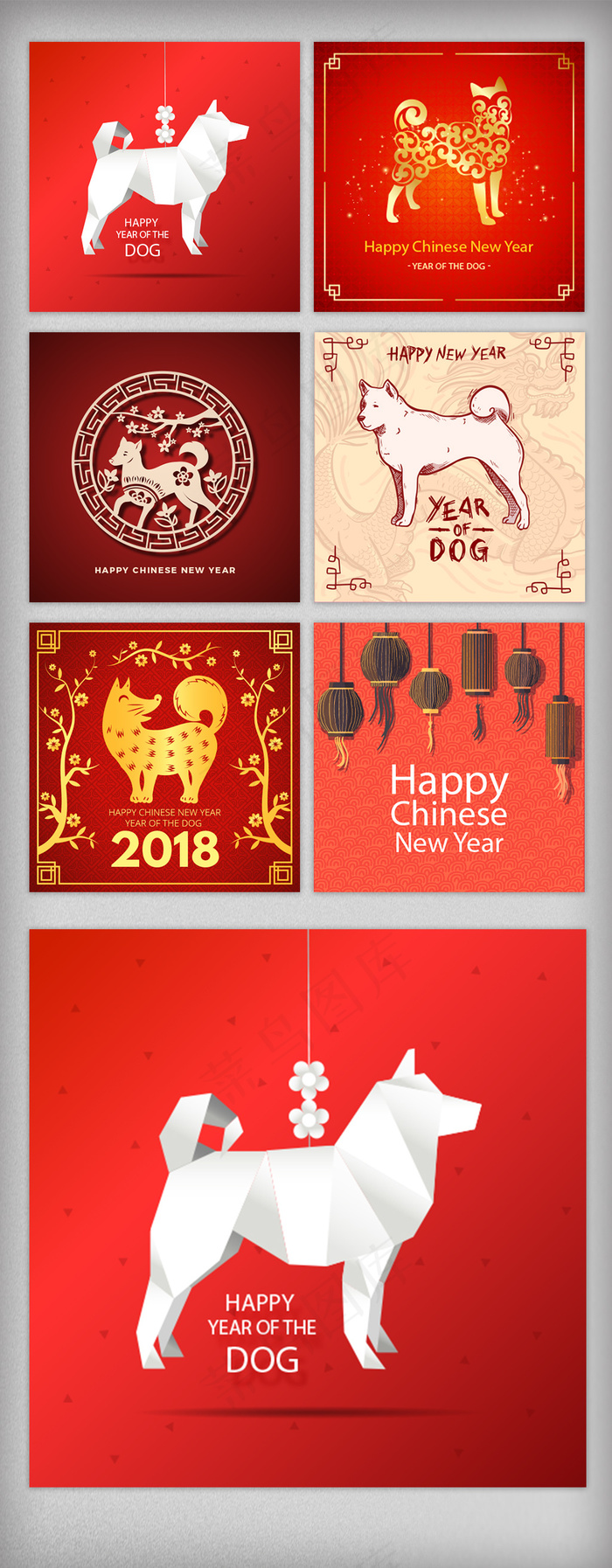 红色喜庆2018春节淘宝直通车主图...