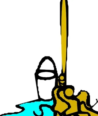 拖把和水桶剪贴画