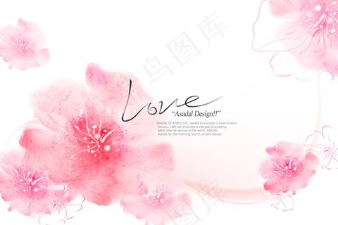 清新水墨樱花 清新水墨樱花