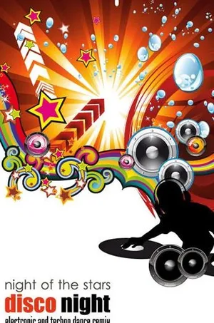 潮流音乐主题矢量素材图片