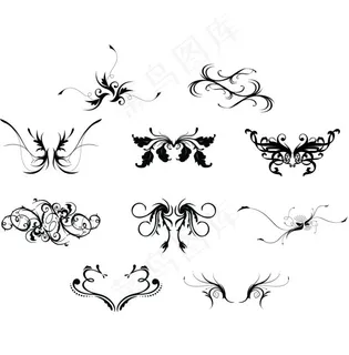 欧式花纹花边模板下载