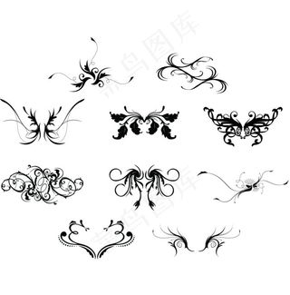 欧式花纹花边模板下载