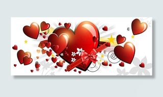 心 矢量高清背景