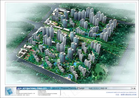 楼盘鸟瞰图图片