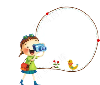 春天来了小报环保绿色郊游电子小报