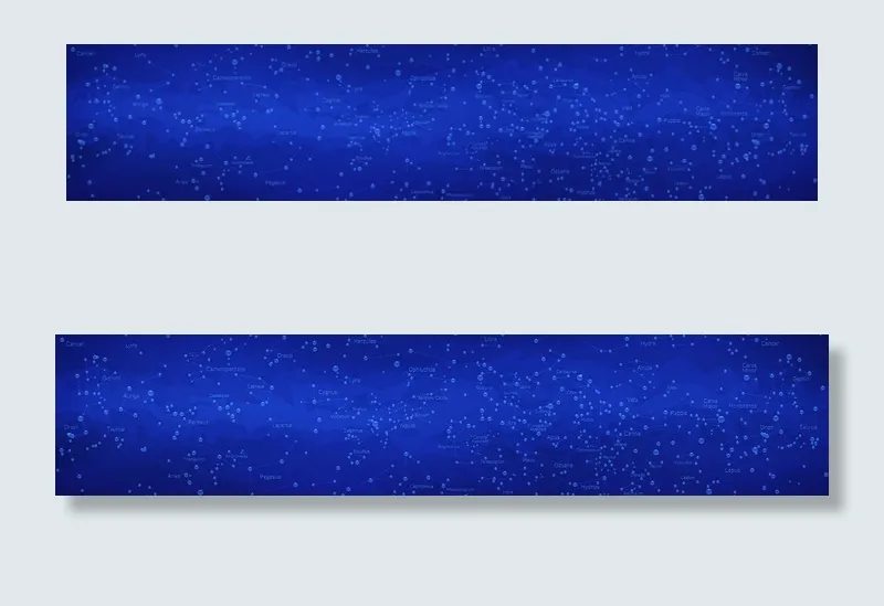 三瓶蓝色星空背景花纹