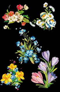 精美花PSD分层图